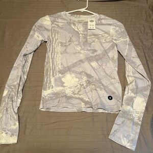 Hollister camo long sleeve nwt